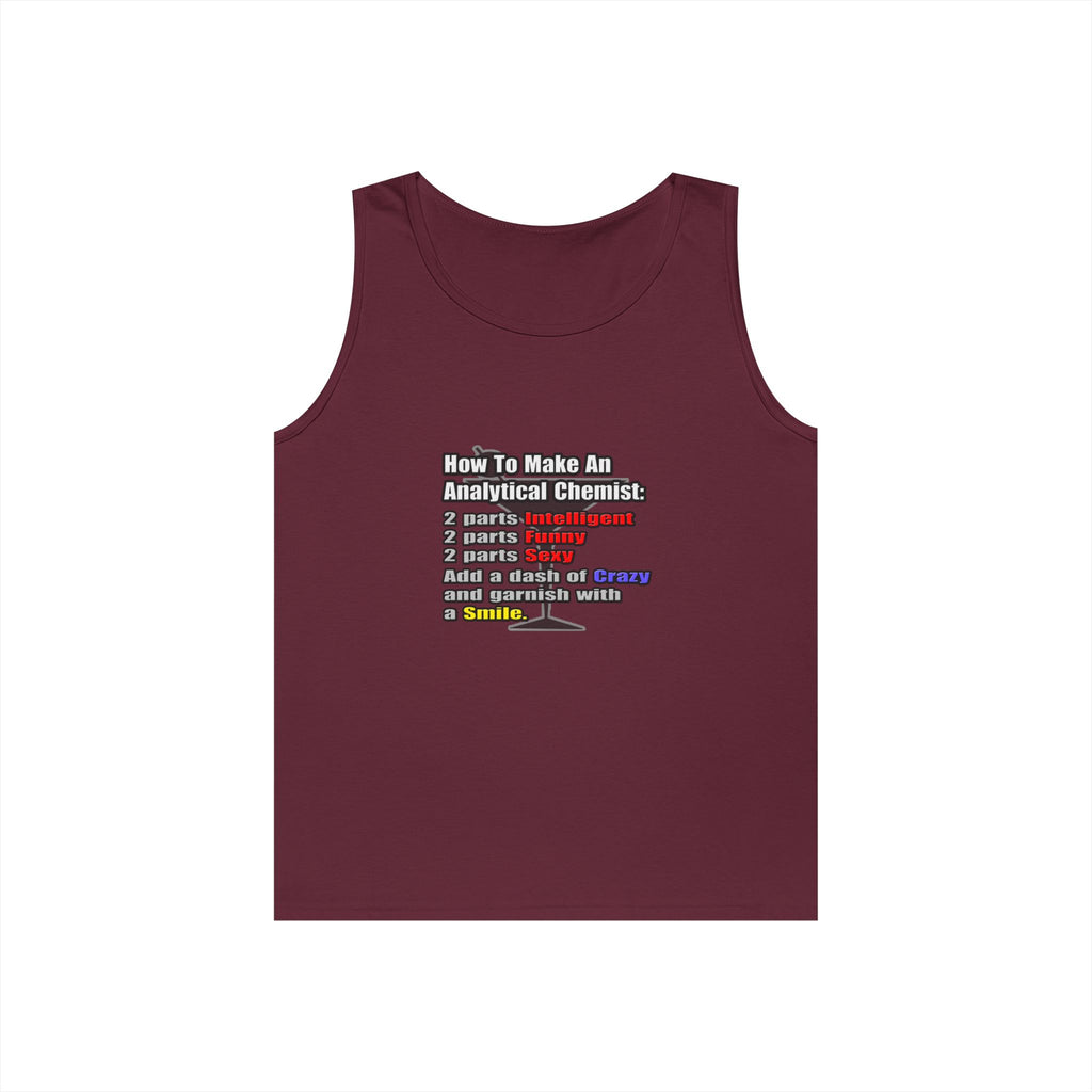 How To Make an Analytical Chemist - Unisex Heavy Cotton Tank Top