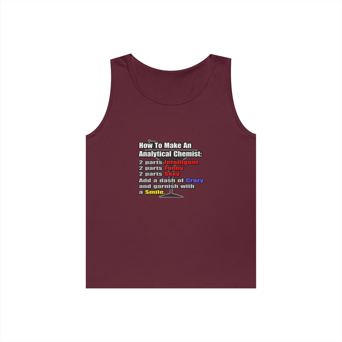 How To Make an Analytical Chemist - Unisex Heavy Cotton Tank Top