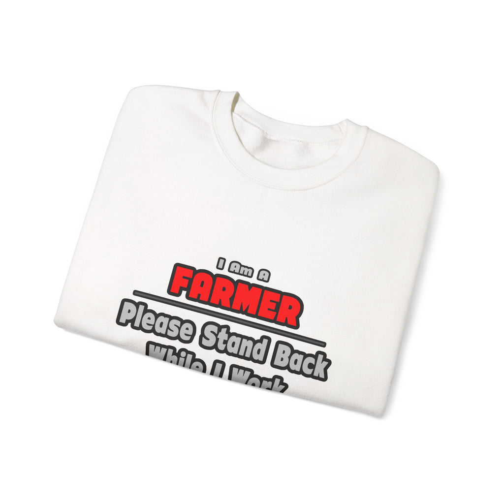 Farmer ... Stand Back ... Work My Magic - Unisex Heavy Blend™ Crewneck Sweatshirt