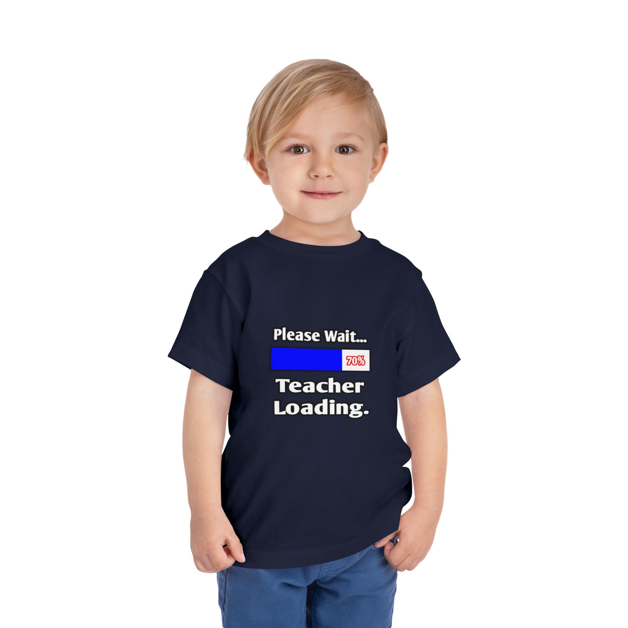 Please Wait...Teacher Loading - Toddler Short Sleeve Tee
