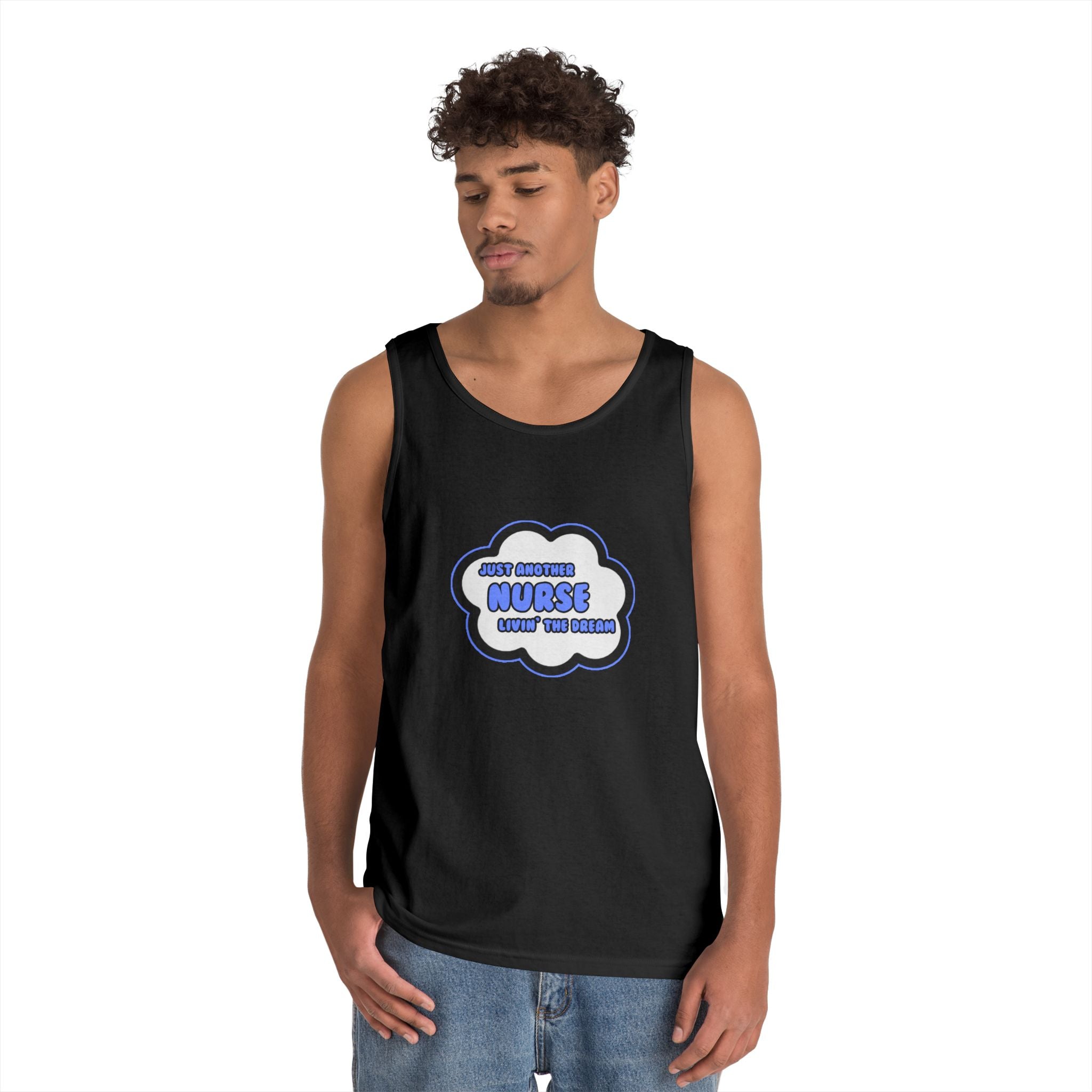 Nurse .. Livin' The Dream - Unisex Heavy Cotton Tank Top