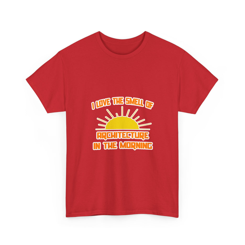 Smell of Architecture in the Morning - Unisex Heavy Cotton Tee