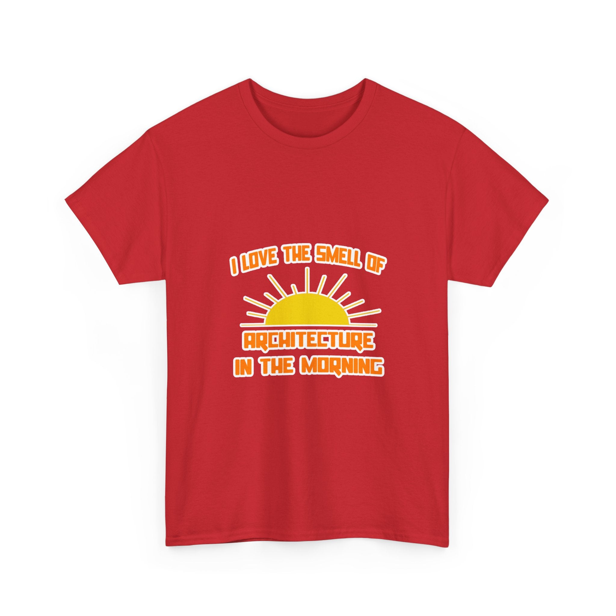 Smell of Architecture in the Morning - Unisex Heavy Cotton Tee