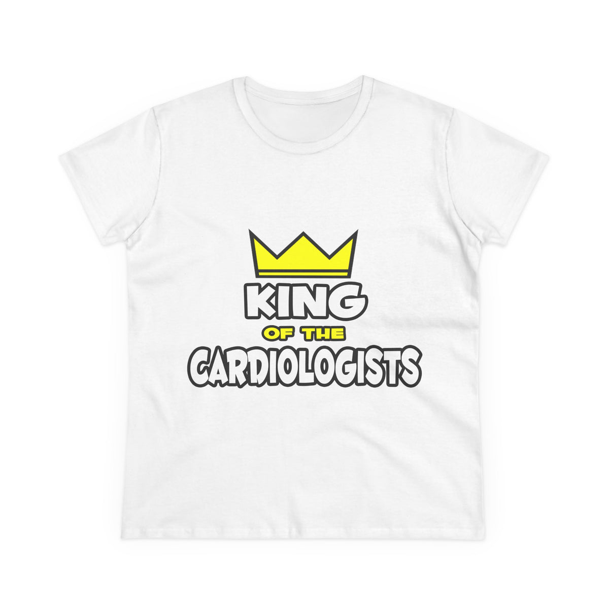 King of the Cardiologists - Women's Midweight Cotton Tee