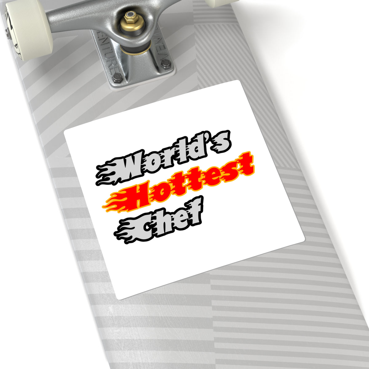 World's Hottest Chef - Square Stickers