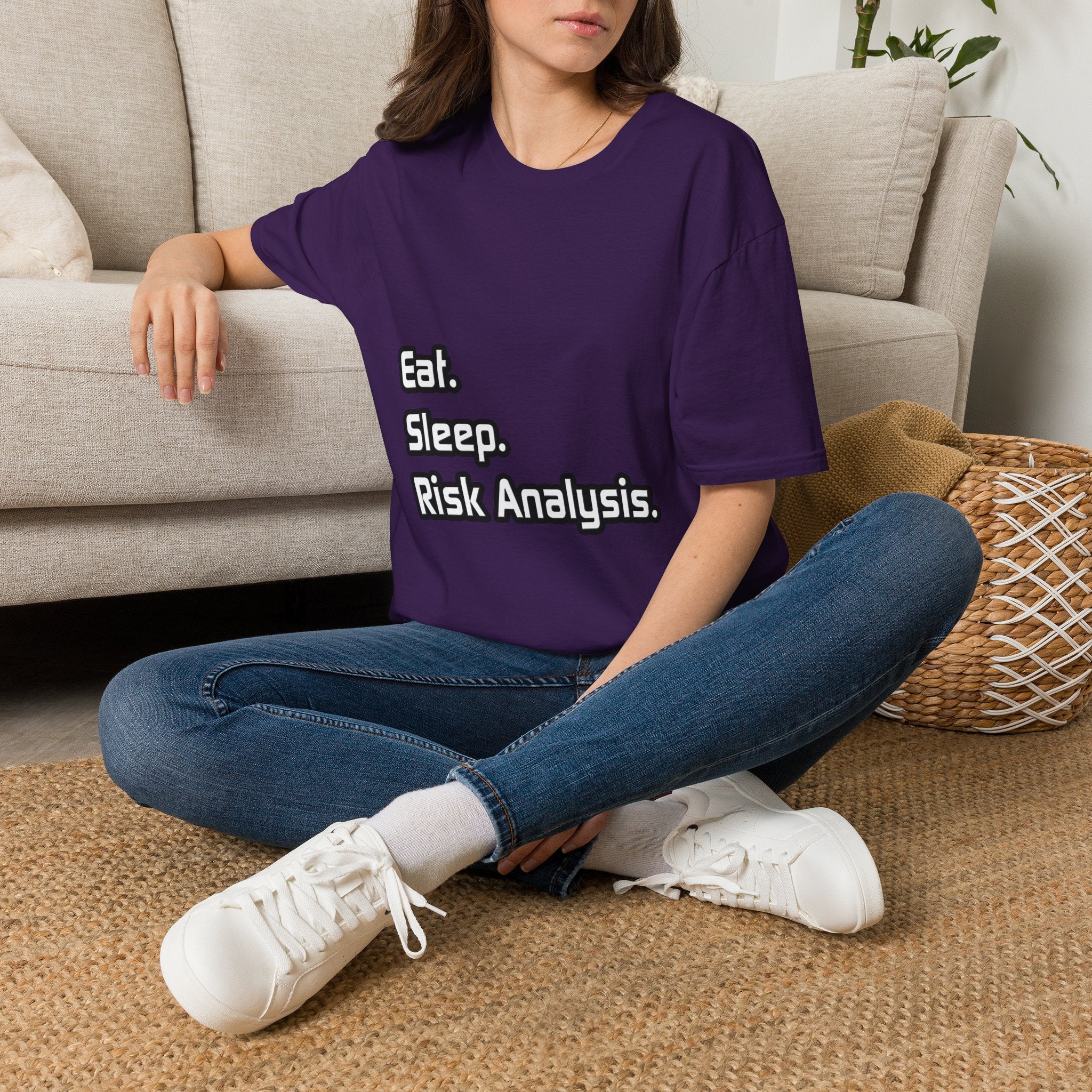 Eat. Sleep. Risk Analysis - Unisex Softstyle T-Shirt
