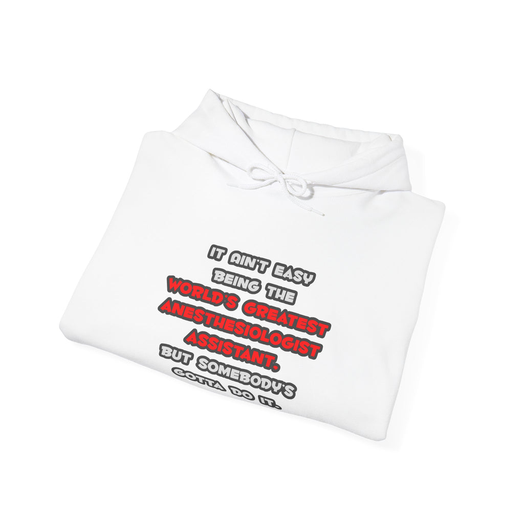 World's Greatest Anesthesiologist Asst Joke - Unisex Heavy Blend™ Hooded Sweatshirt