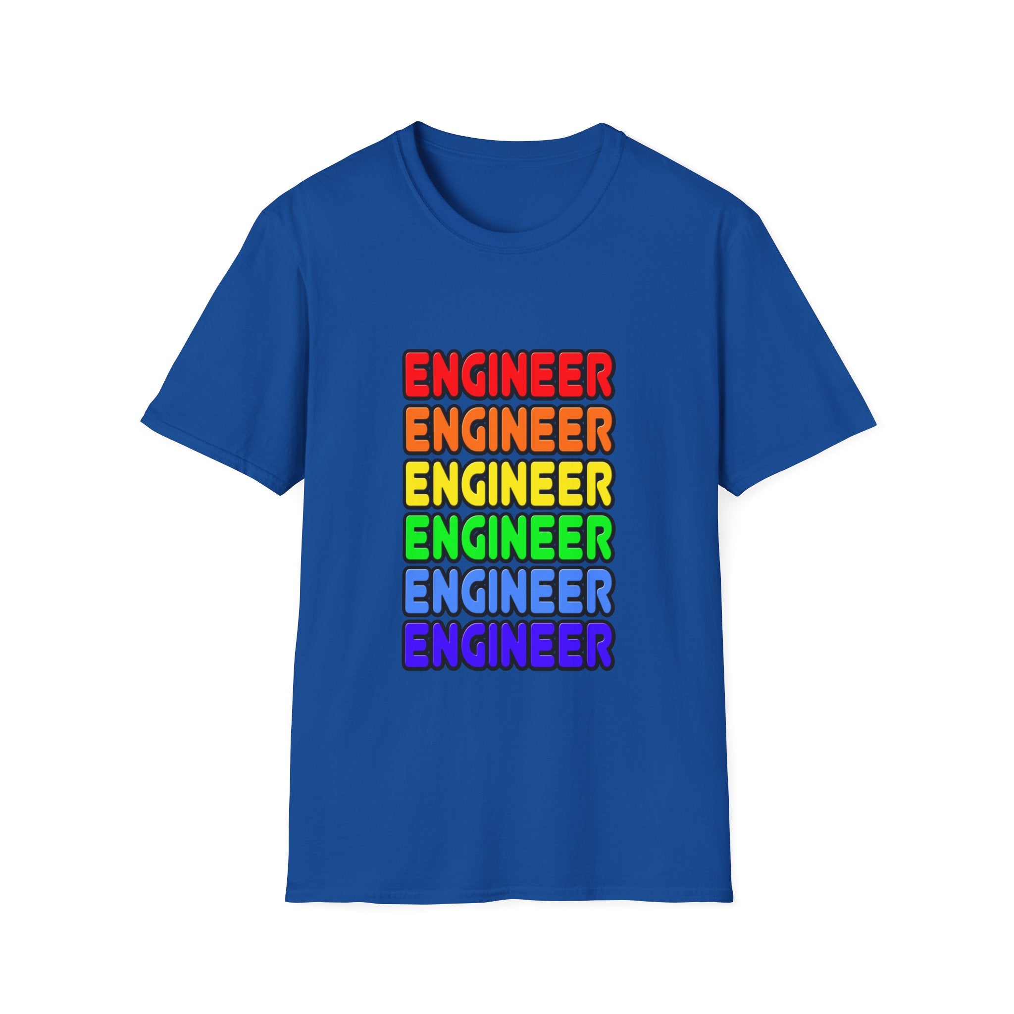 Rainbow Engineer - Unisex Softstyle T-Shirt