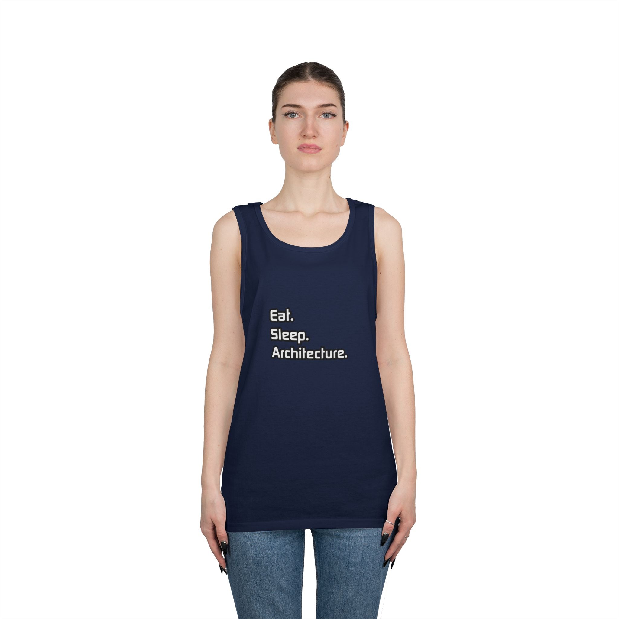 Eat. Sleep. Architecture - Unisex Heavy Cotton Tank Top
