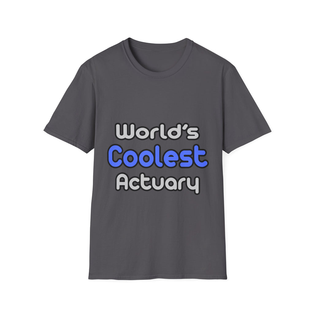 World's Coolest Actuary - Unisex Softstyle T-Shirt