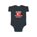 Attorney...Will Work For Cocktails - Infant Fine Jersey Bodysuit