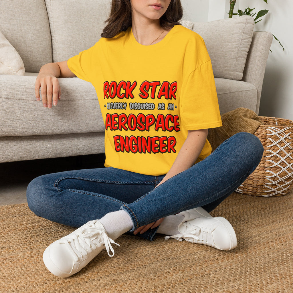 Rock Star...Aerospace Engineer - Unisex Softstyle T-Shirt