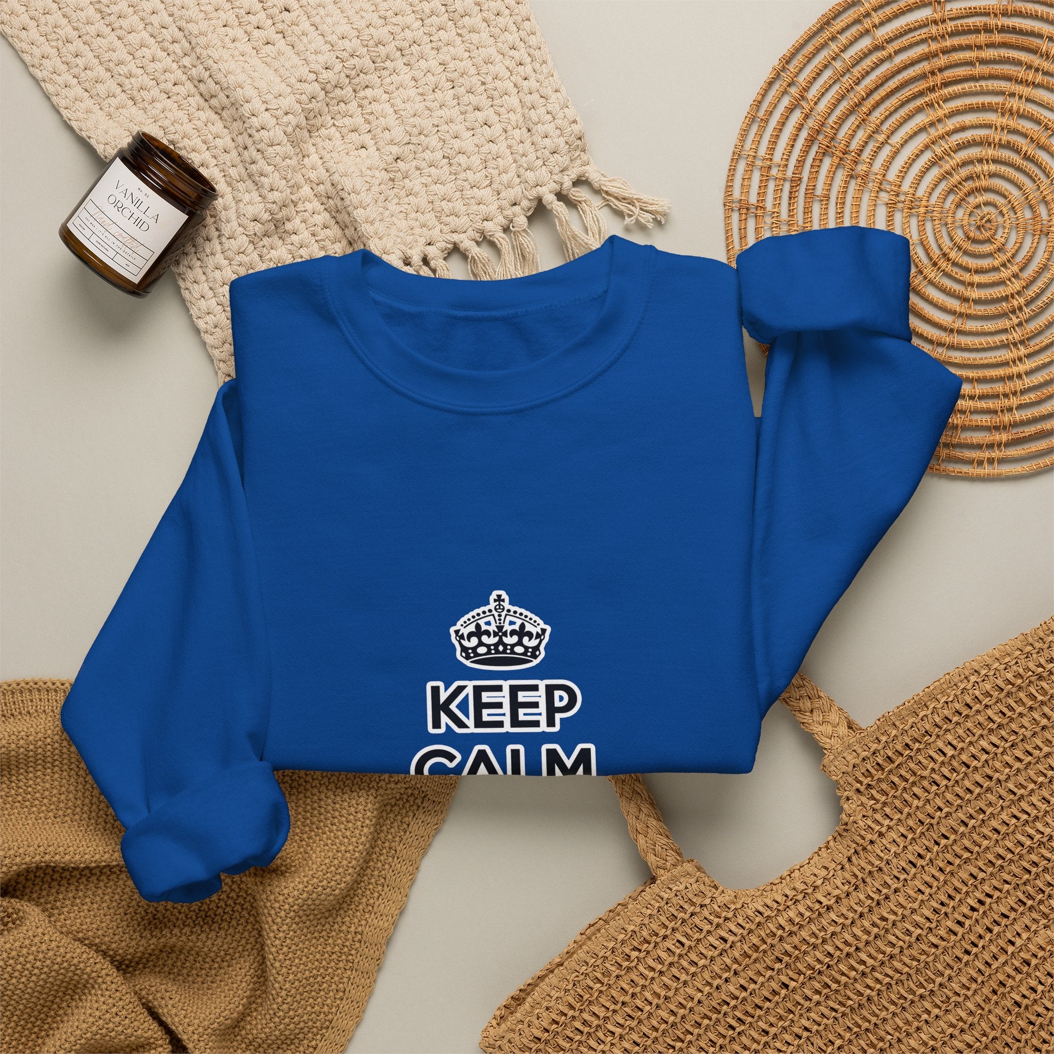 Keep Calm and Call a Nurse - Unisex Heavy Blend™ Crewneck Sweatshirt