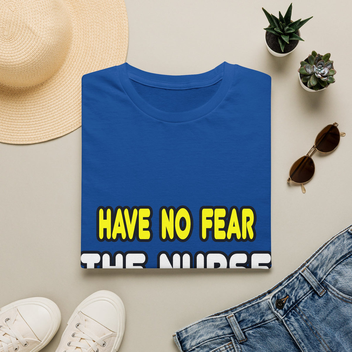 Have No Fear, The Nurse Is Here - Unisex Softstyle T-Shirt