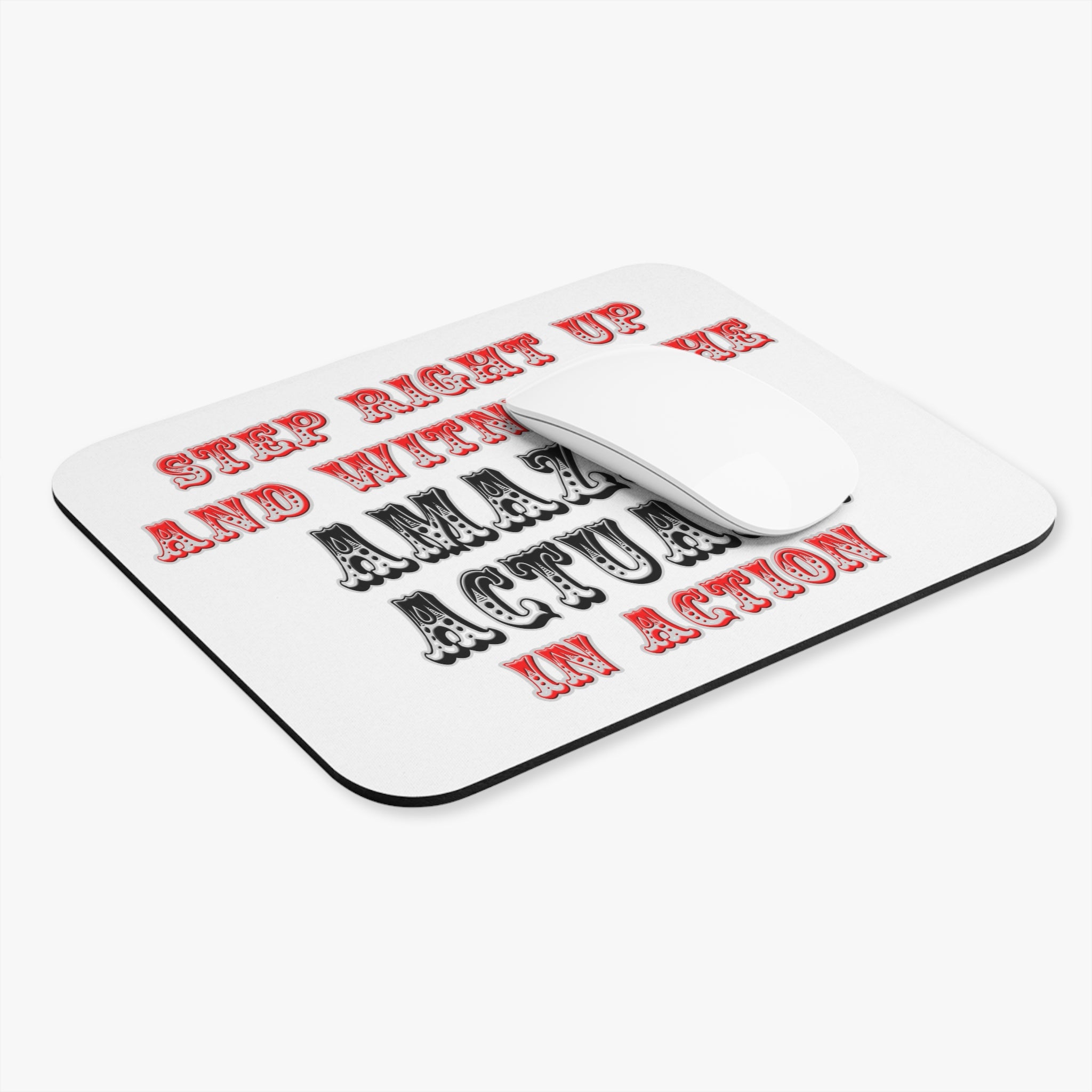 Witness The Amazing Actuary In Action - Mouse Pad (Rectangle)