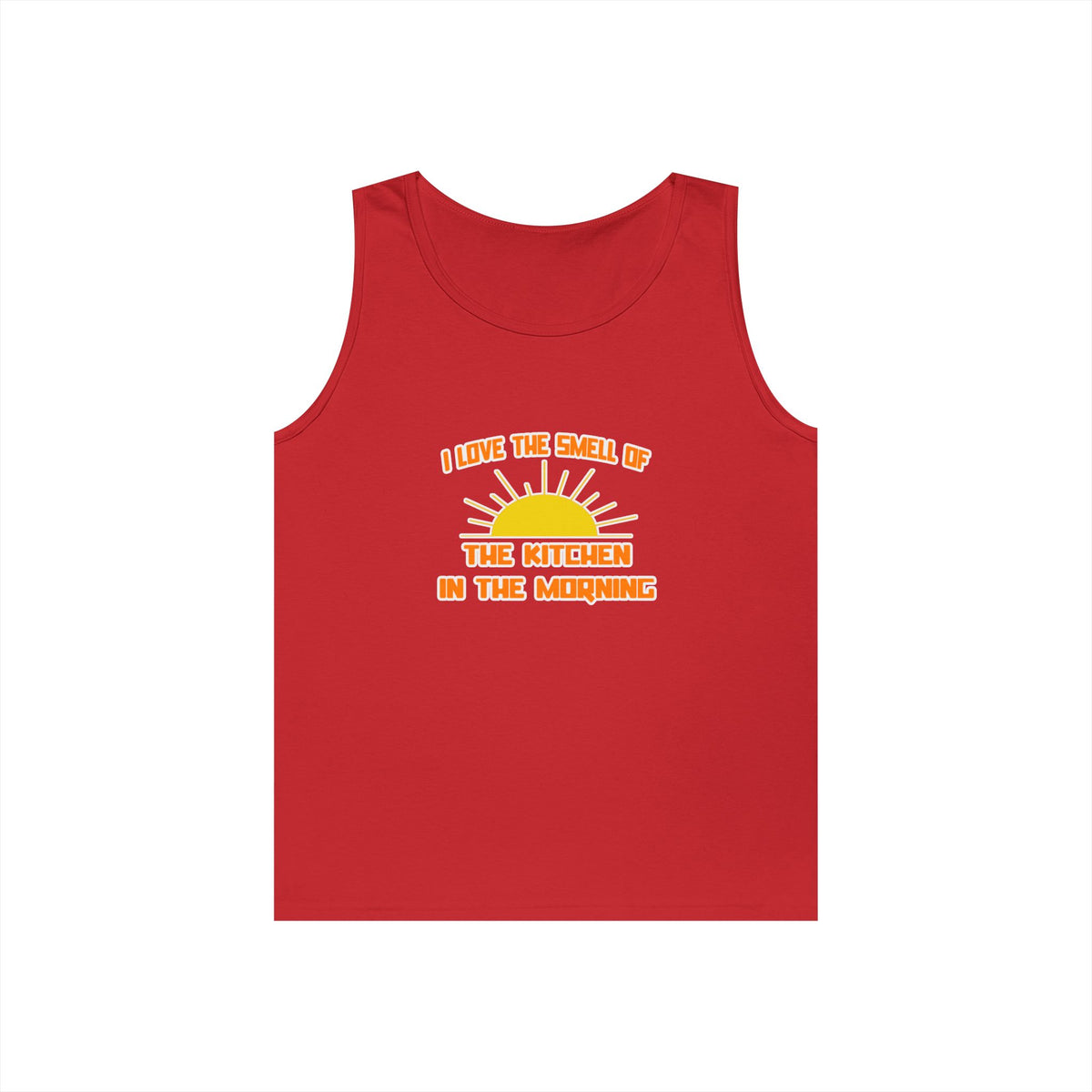 Smell of The Kitchen in the Morning - Unisex Heavy Cotton Tank Top