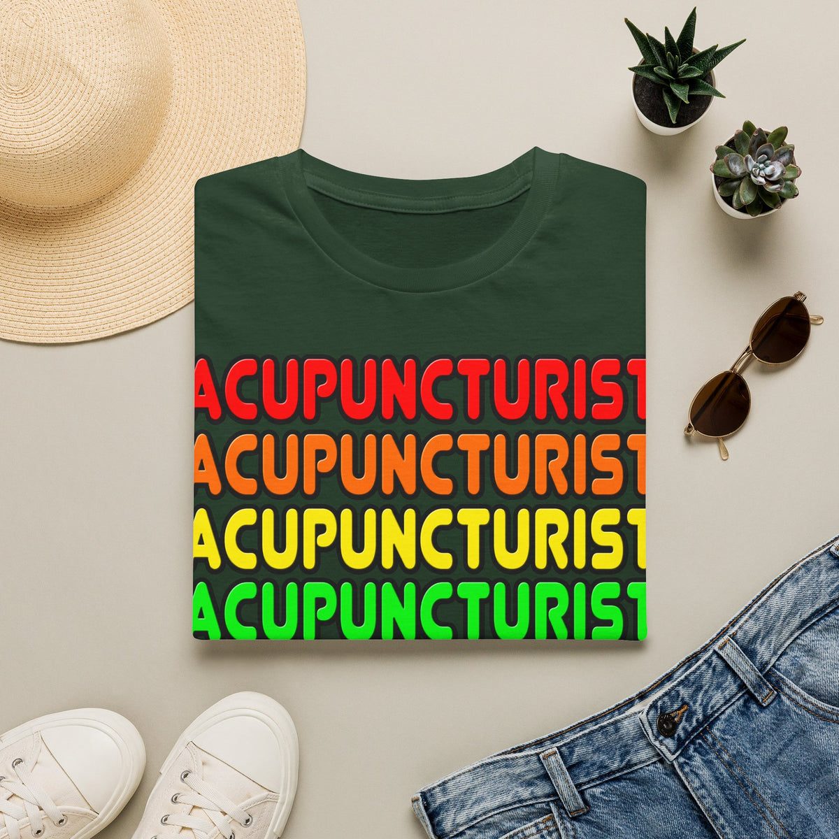 Rainbow Acupuncturist - Unisex Softstyle T-Shirt