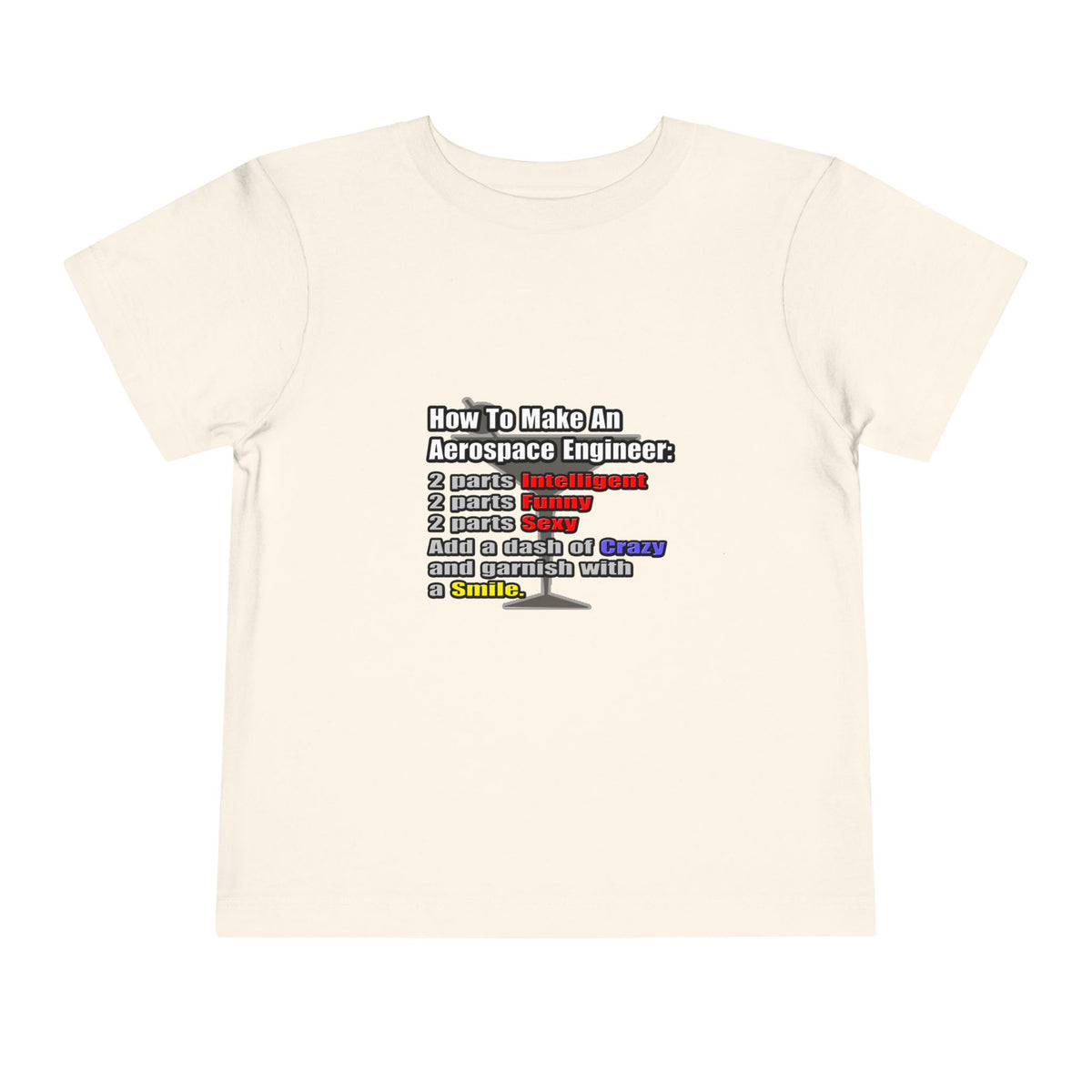 How To Make an Aerospace Engineer - Toddler Short Sleeve Tee