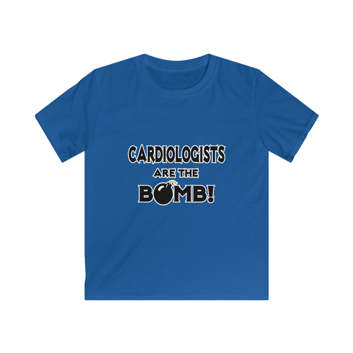 Cardiologists Are The Bomb! - Kids Softstyle Tee