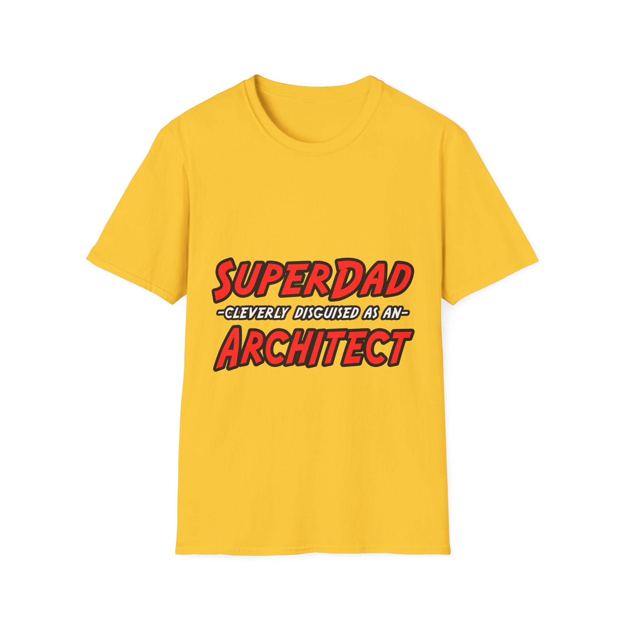 SuperDad...Architect - Unisex Softstyle T-Shirt
