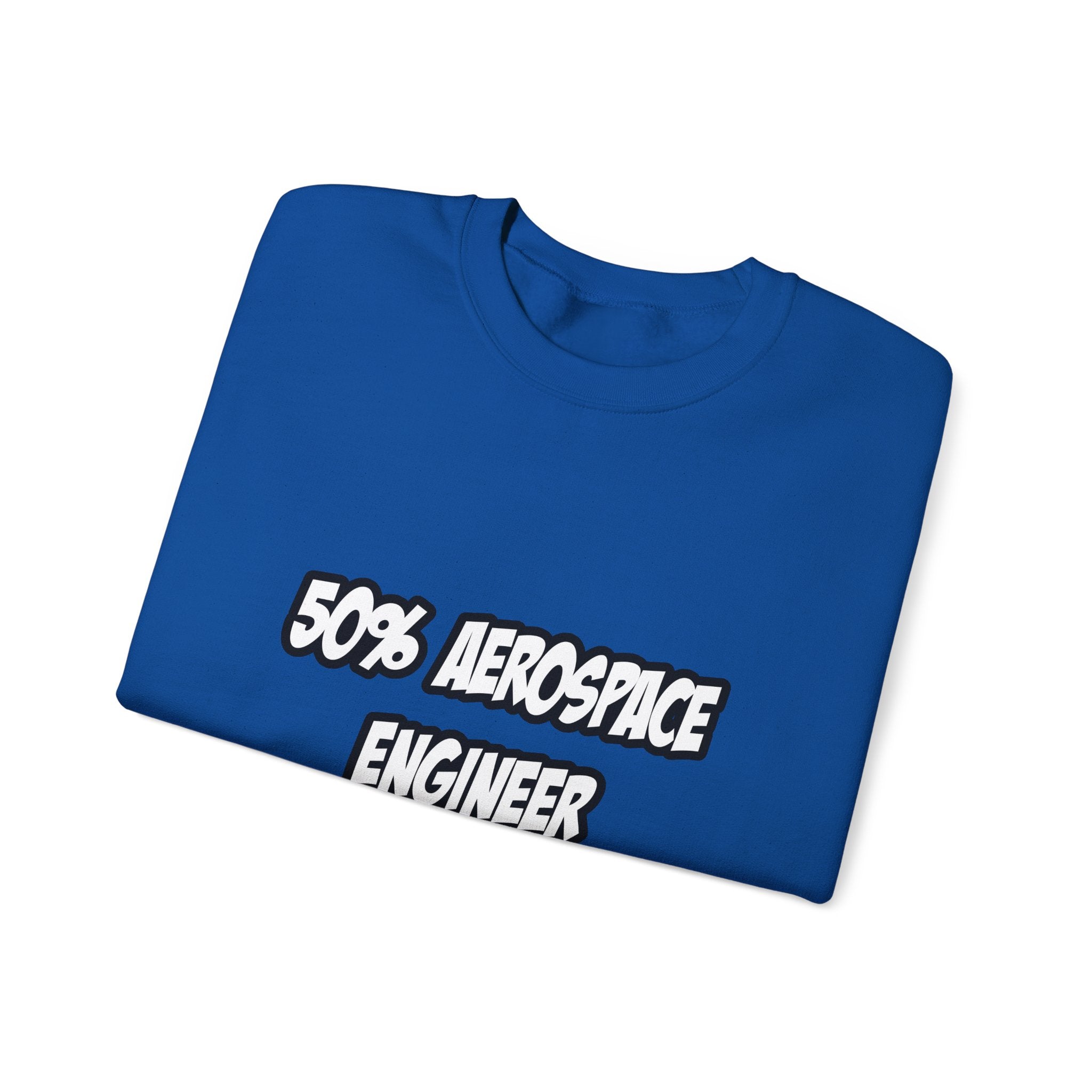 Half Aerospace Engineer...Half Superhero - Unisex Heavy Blend™ Crewneck Sweatshirt