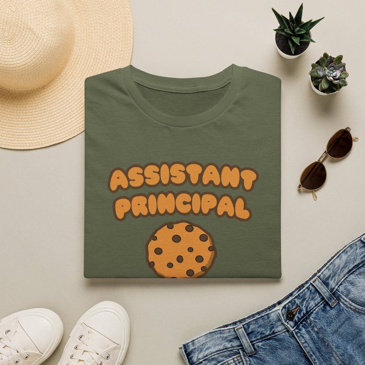 Assistant Principal  .. Will Work for Cookies - Unisex Softstyle T-Shirt