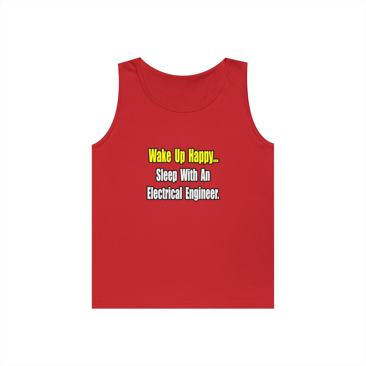 Sleep With An Electrical Engineer - Unisex Heavy Cotton Tank Top