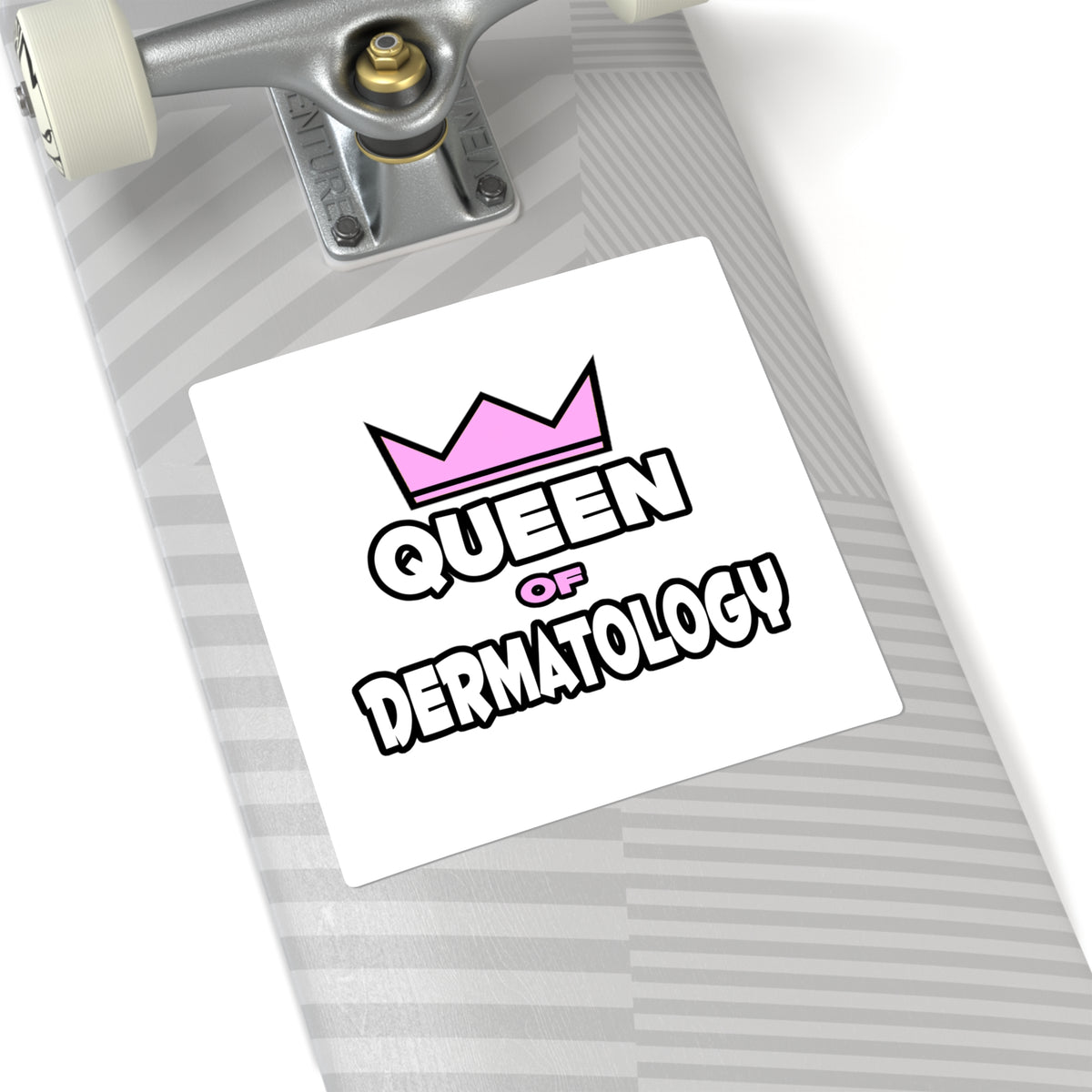 Queen of Dermatology - Square Stickers