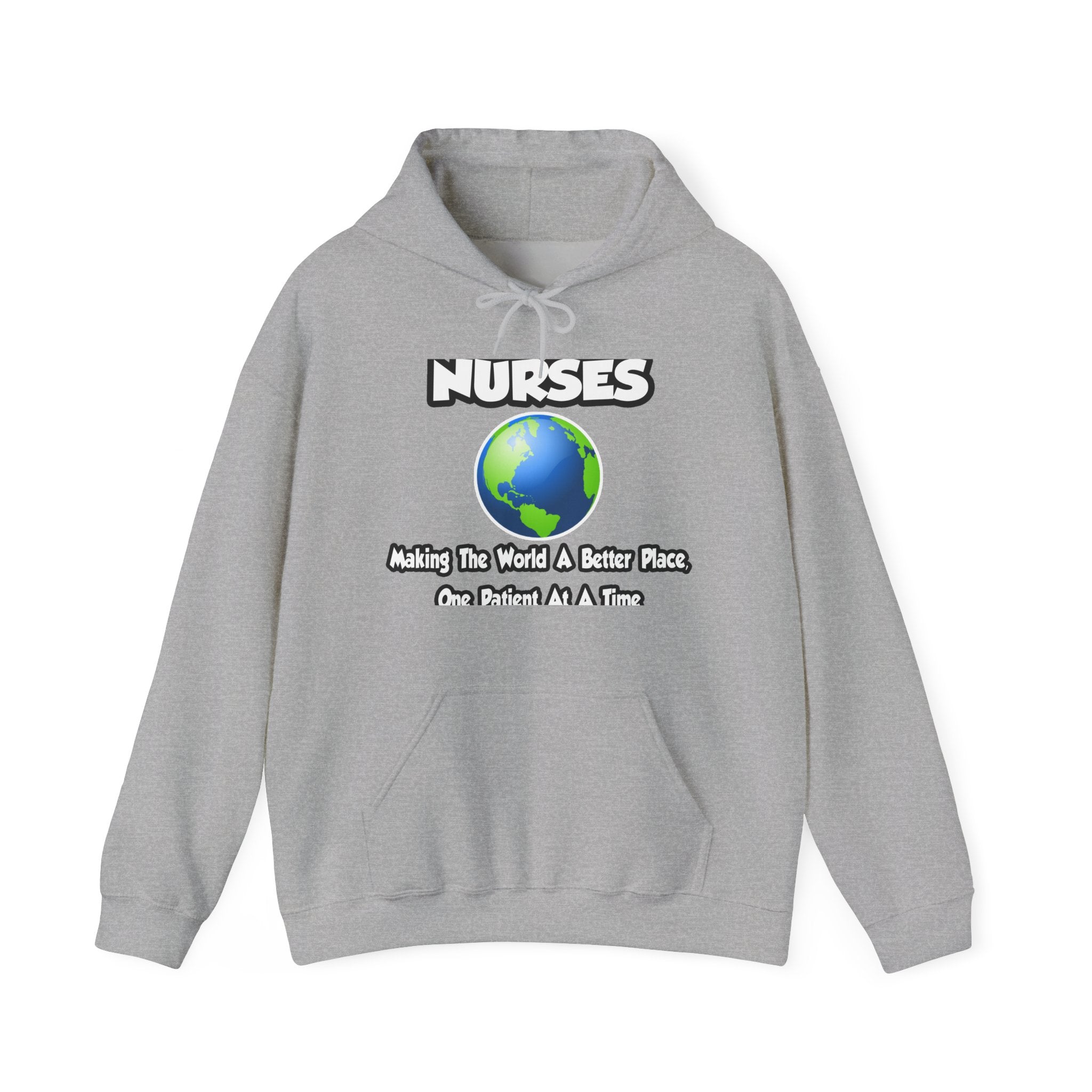 Nurses...Making the World a Better Place - Unisex Heavy Blend™ Hooded Sweatshirt