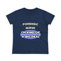 Forensic Nurse ... I'm Kind of a Big Deal - Women's Midweight Cotton Tee