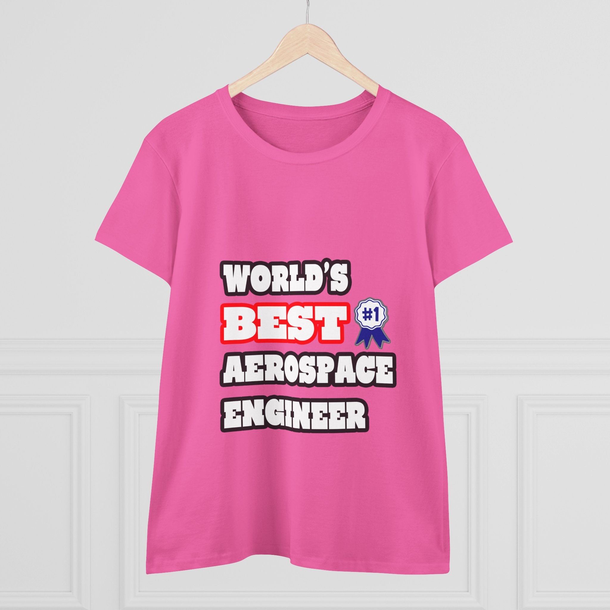 World's Best Aerospace Engineer - Women's Midweight Cotton Tee