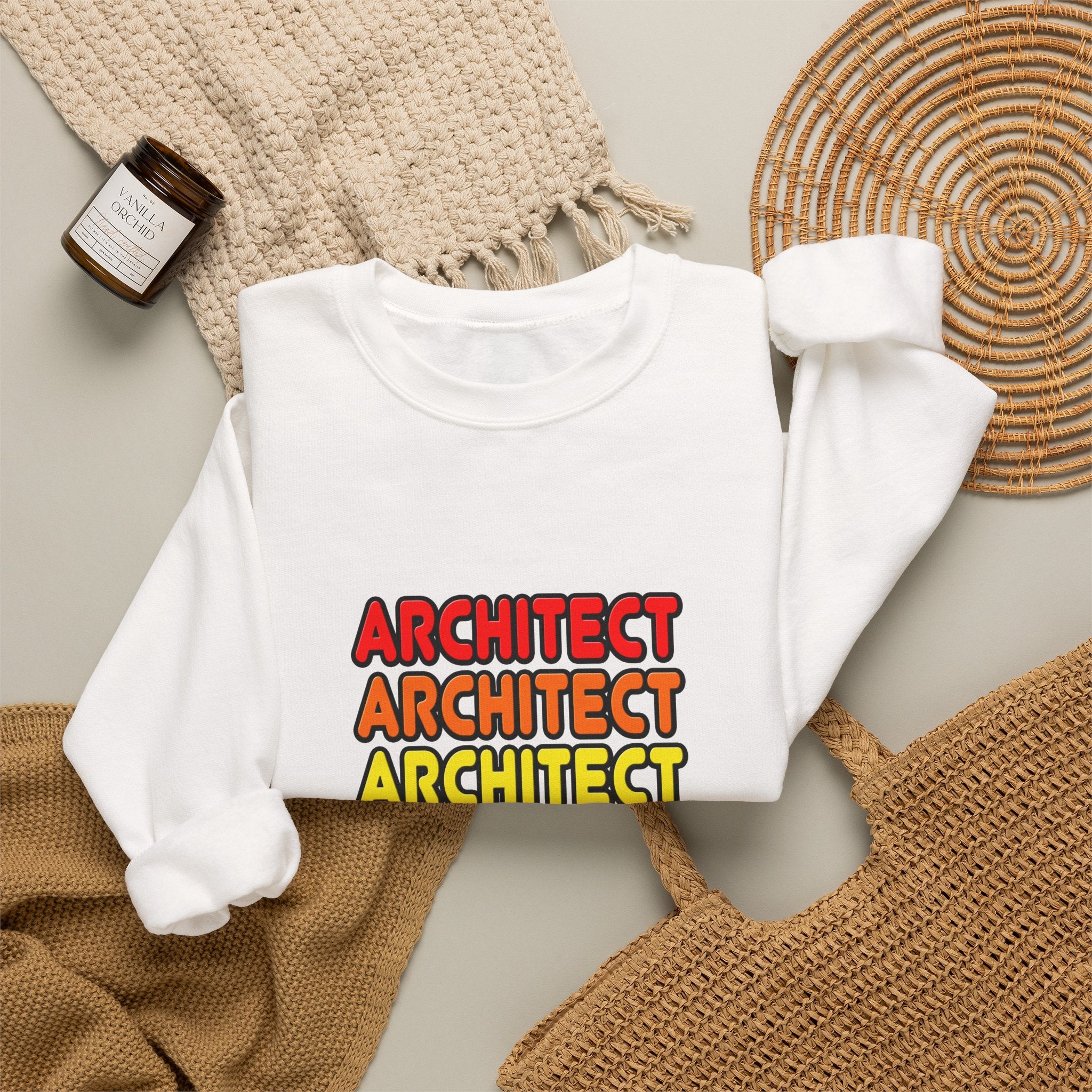 Rainbow Architect - Unisex Heavy Blend™ Crewneck Sweatshirt