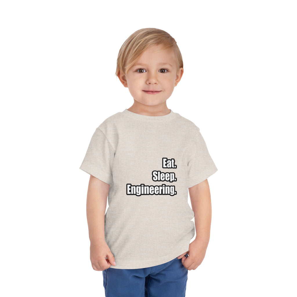 Eat. Sleep. Engineering - Toddler Short Sleeve Tee