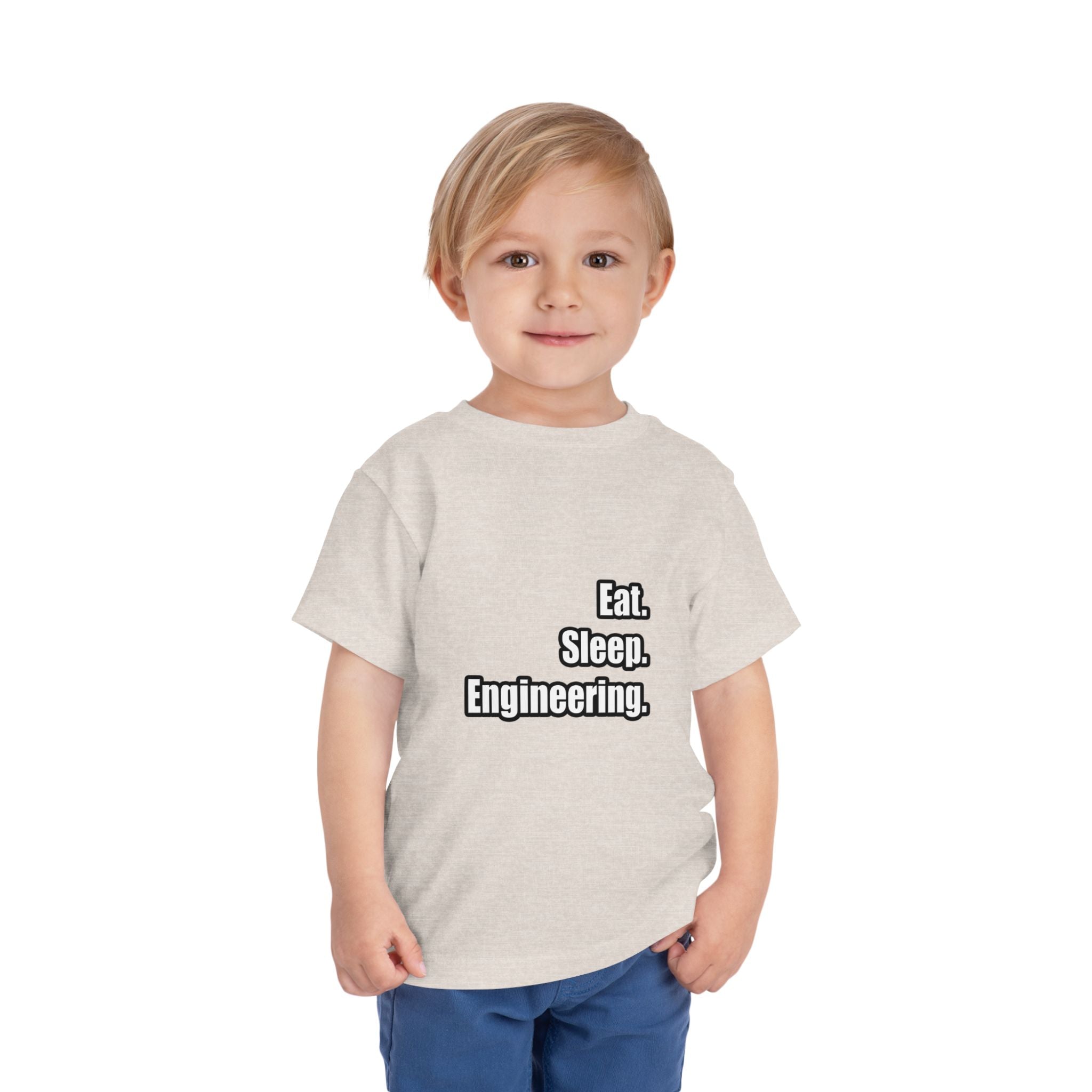 Eat. Sleep. Engineering - Toddler Short Sleeve Tee