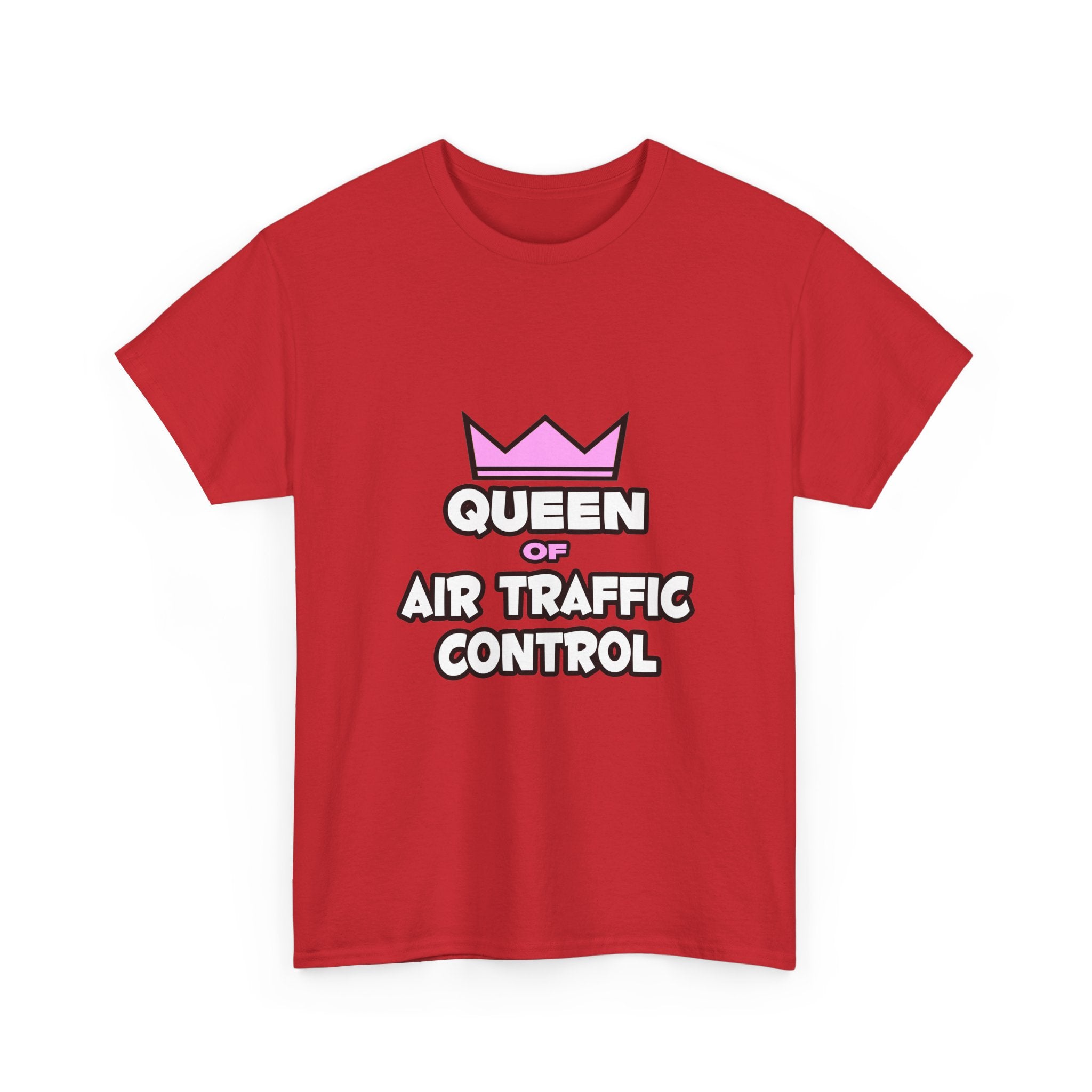 Queen of Air Traffic Control - Unisex Heavy Cotton Tee