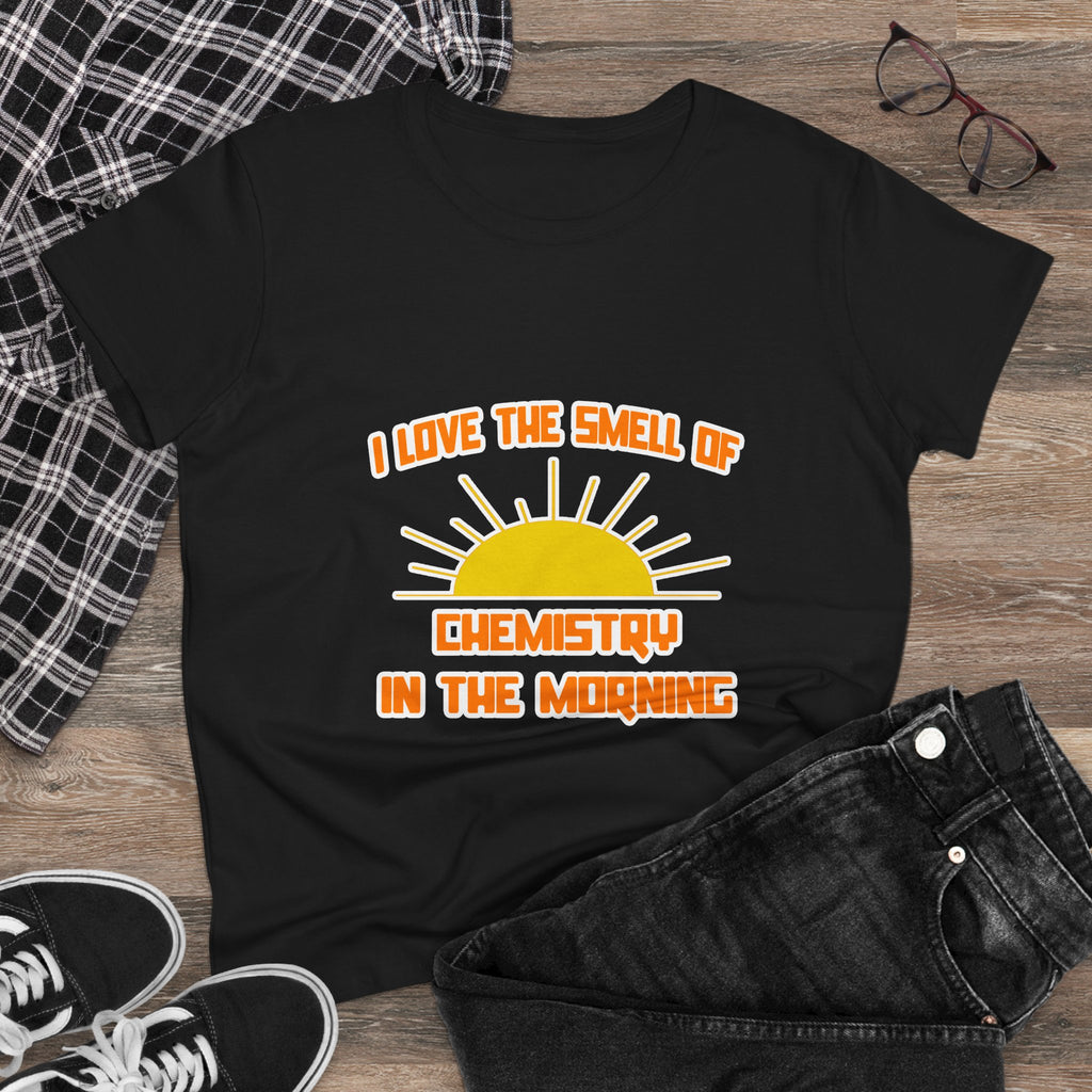 Smell of Chemistry in the Morning - Women's Midweight Cotton Tee