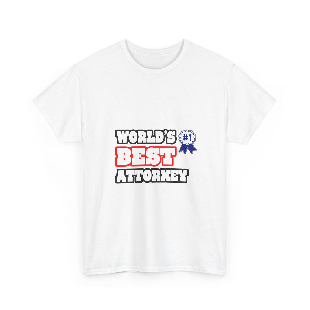 World's Best Attorney - Unisex Heavy Cotton Tee