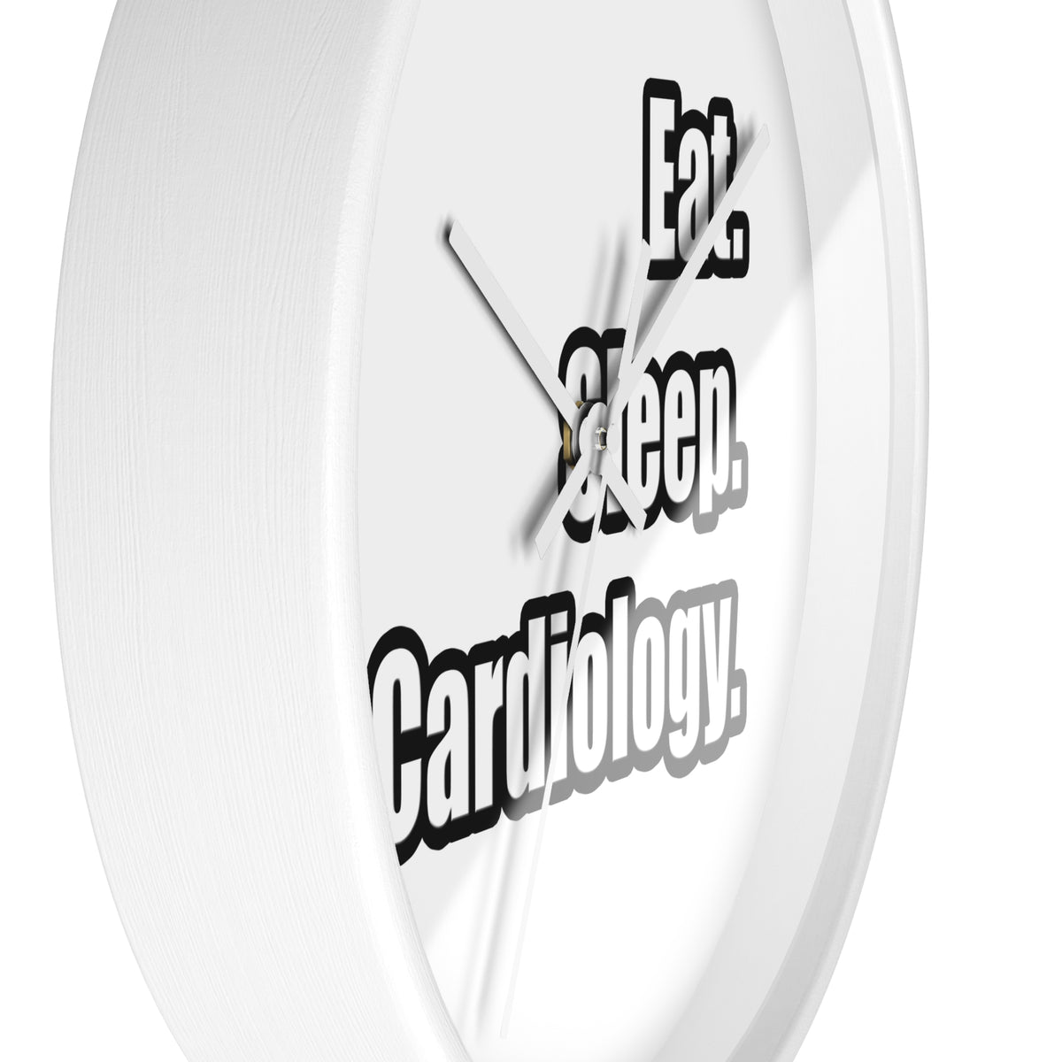 Eat. Sleep. Cardiology - Wall Clock