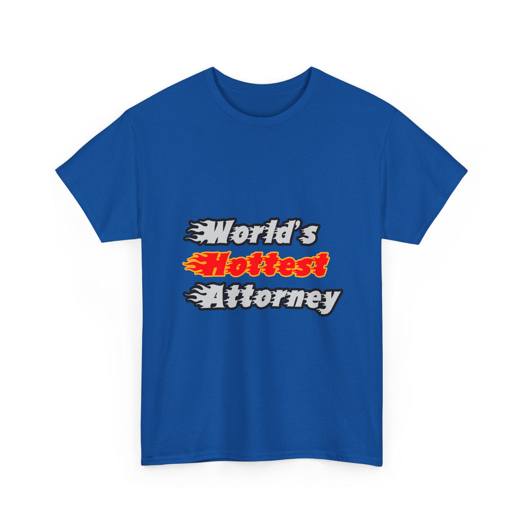 World's Hottest Attorney - Unisex Heavy Cotton Tee