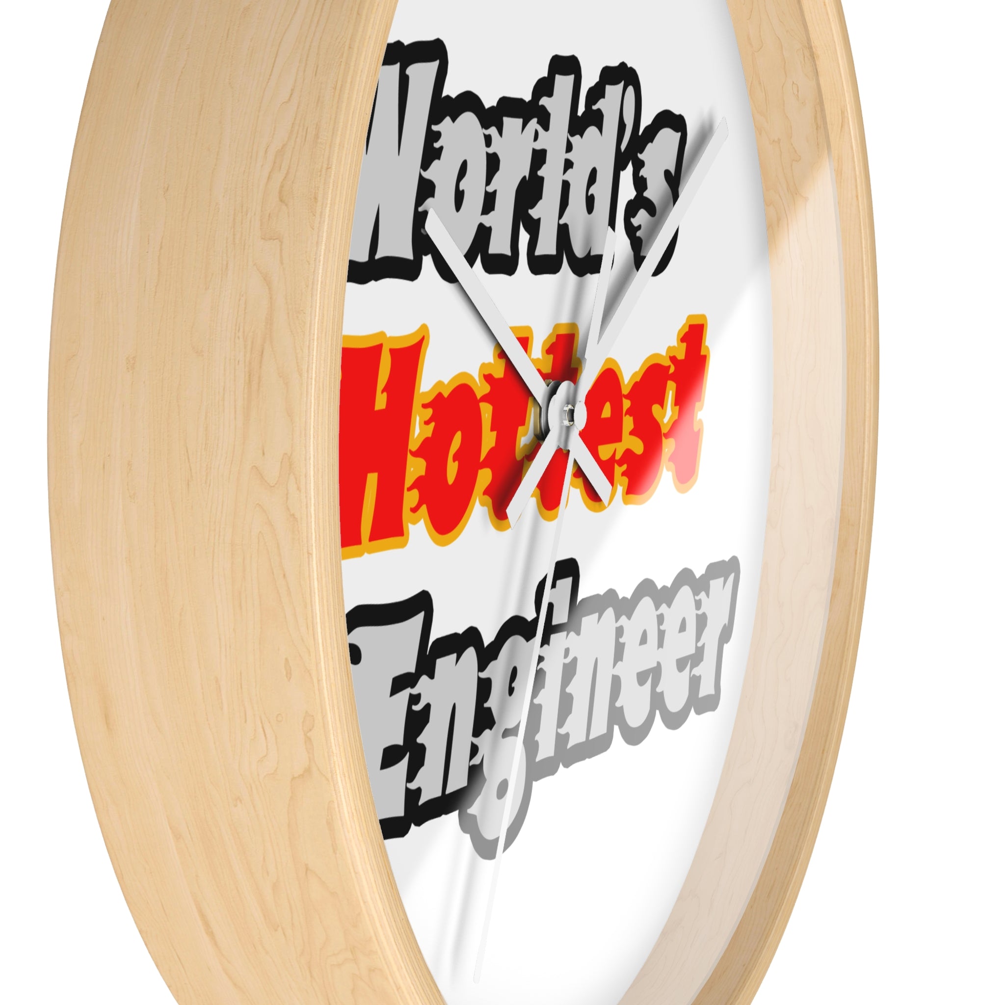 World's Hottest Engineer - Wall Clock