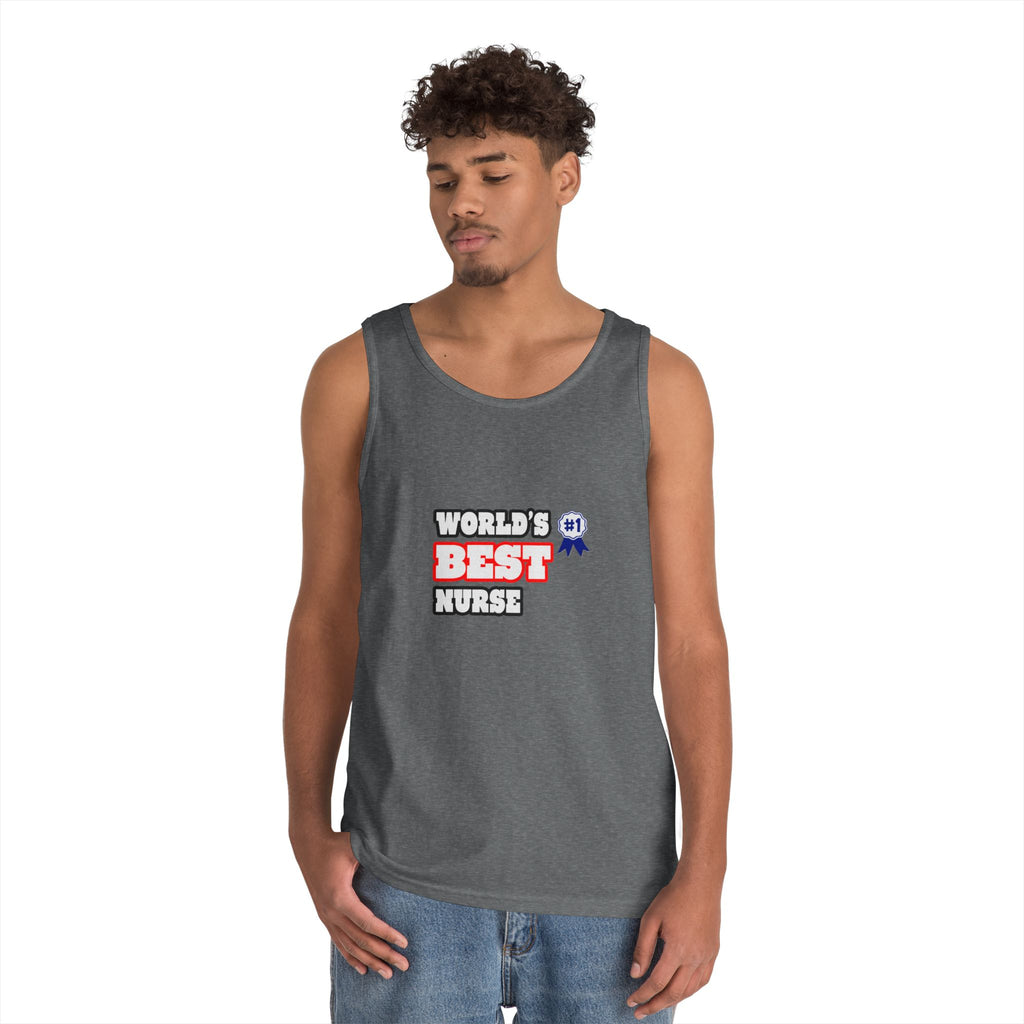 World's Best Nurse - Unisex Heavy Cotton Tank Top