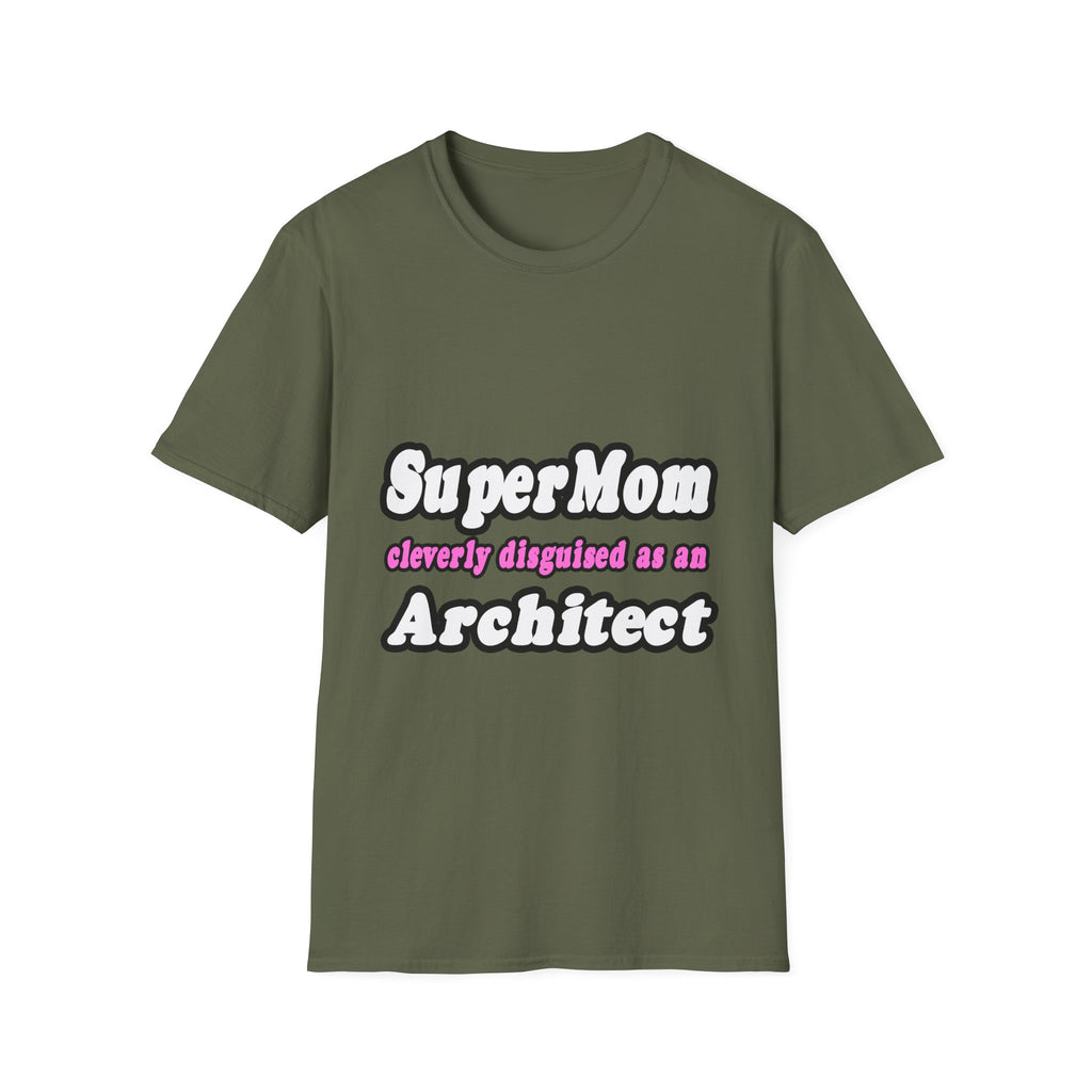 SuperMom...Architect - Unisex Softstyle T-Shirt