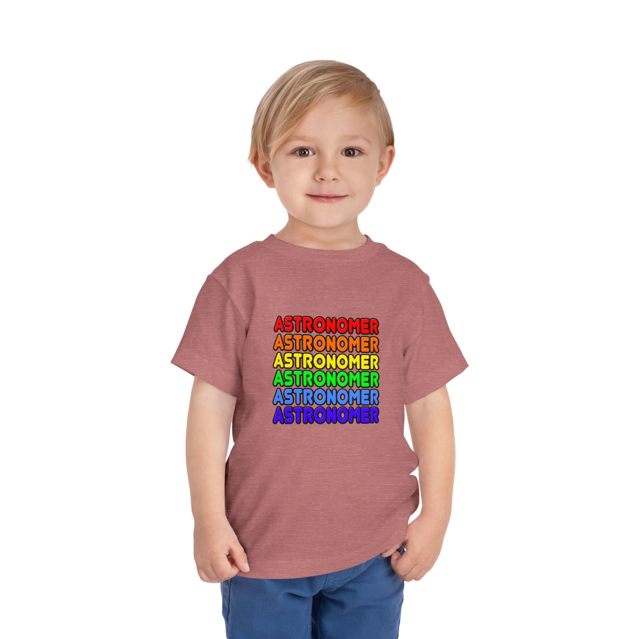 Rainbow Astronomer - Toddler Short Sleeve Tee