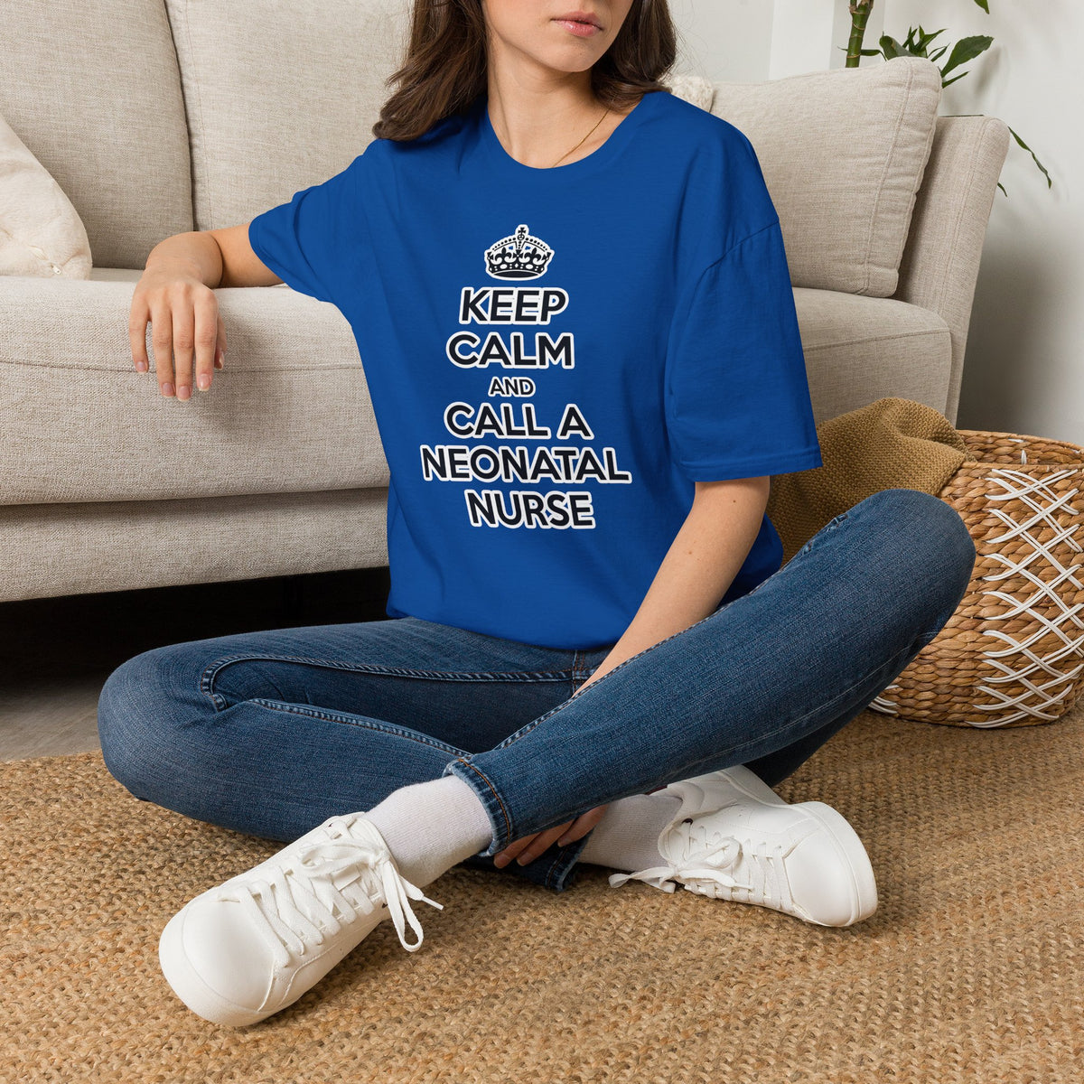 Keep Calm and Call a Neonatal Nurse - Unisex Softstyle T-Shirt