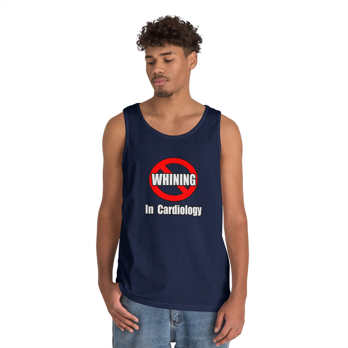 No Whining In Cardiology - Unisex Heavy Cotton Tank Top