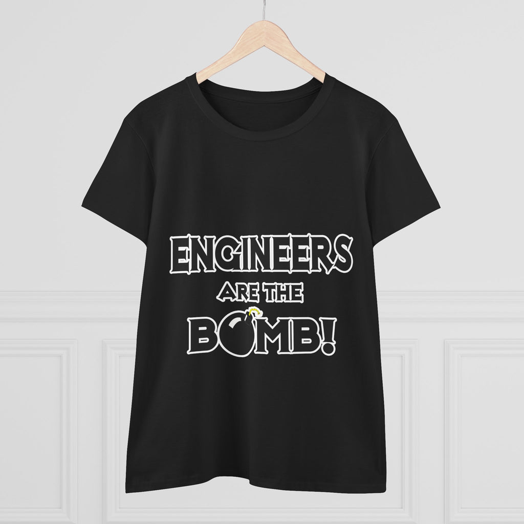 Engineers Are The Bomb! (2) - Women's Midweight Cotton Tee