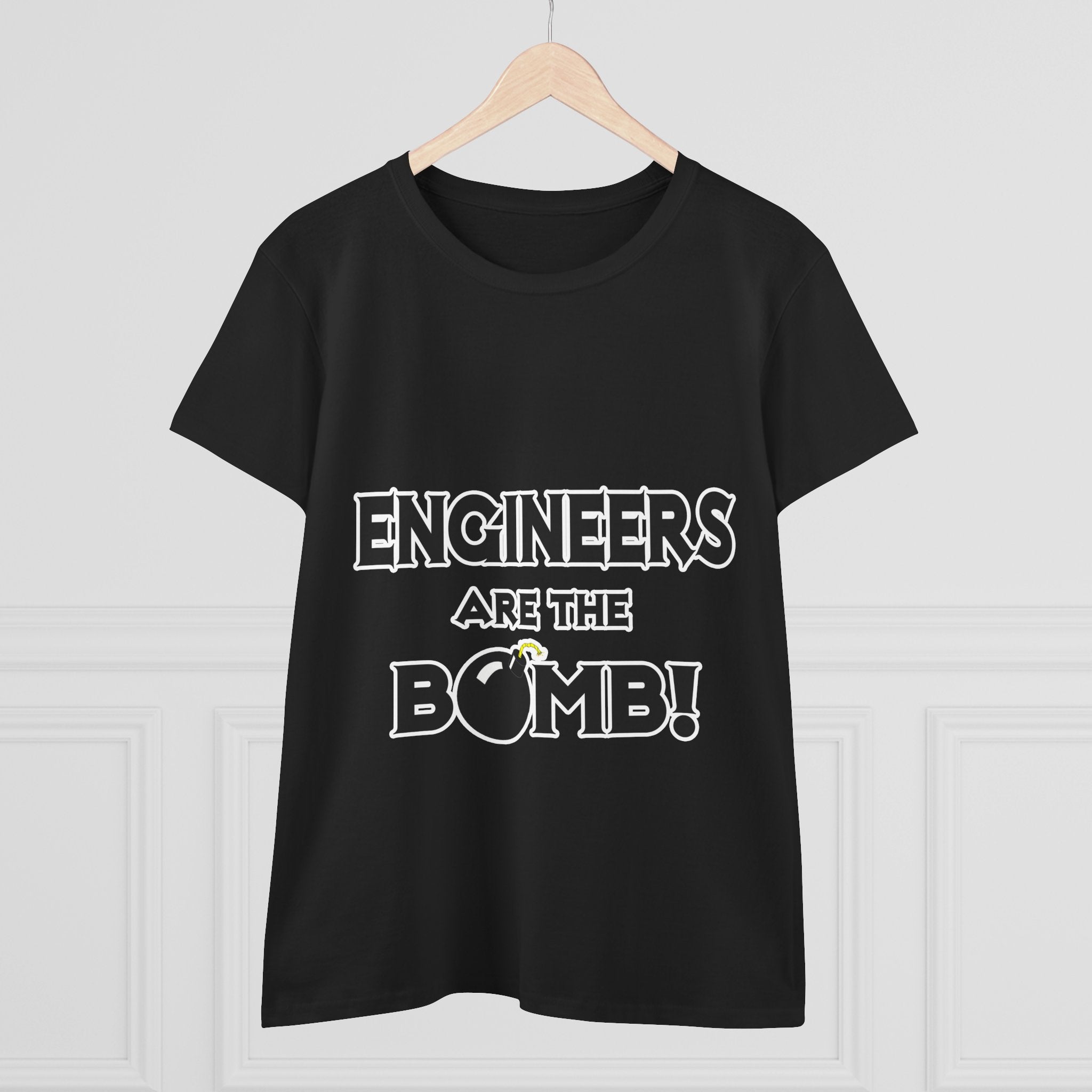 Engineers Are The Bomb! (2) - Women's Midweight Cotton Tee
