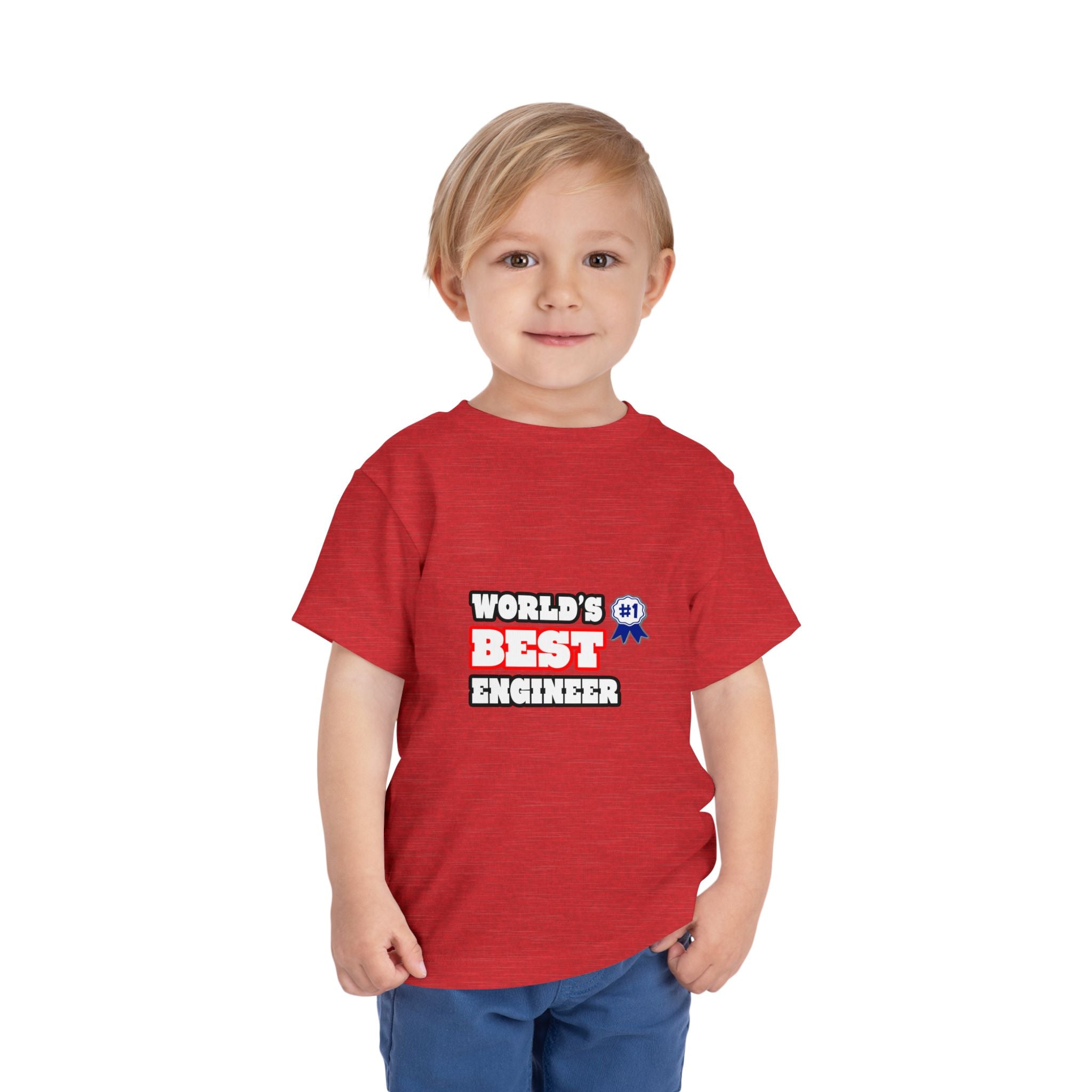 World's Best Engineer - Toddler Short Sleeve Tee