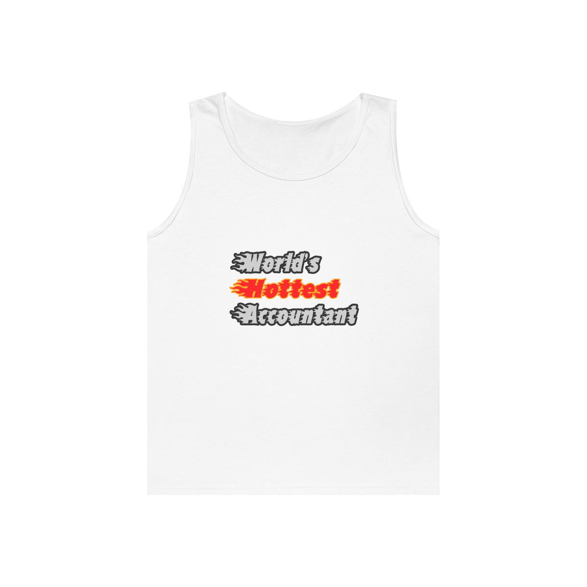 World's Hottest Accountant - Unisex Heavy Cotton Tank Top