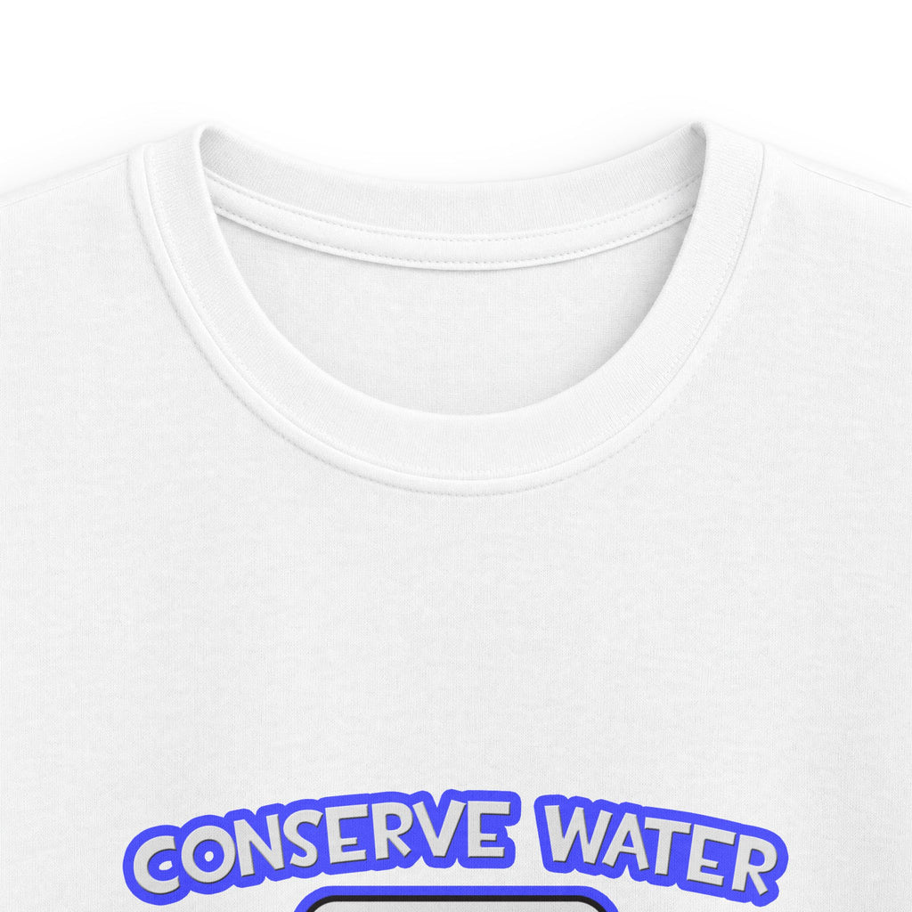 Conserve Water .. Shower With Aerospace Engineer - Kids Softstyle Tee